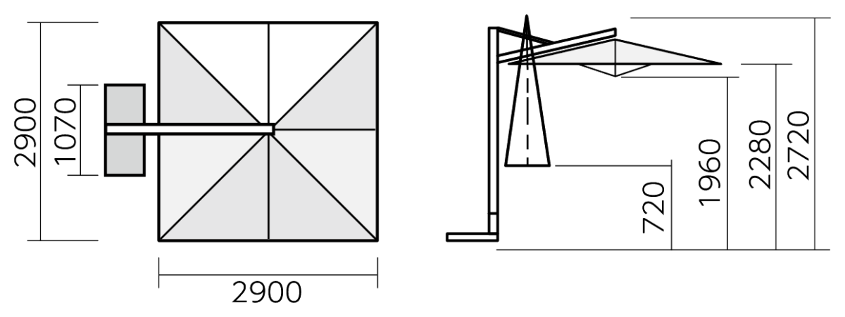 AS3030：パラソルサイズ